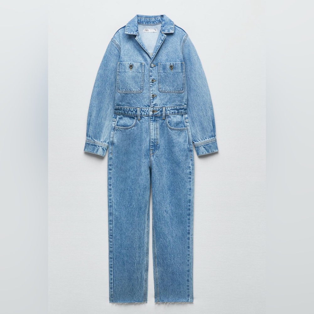 Blue Denim Jumpsuit